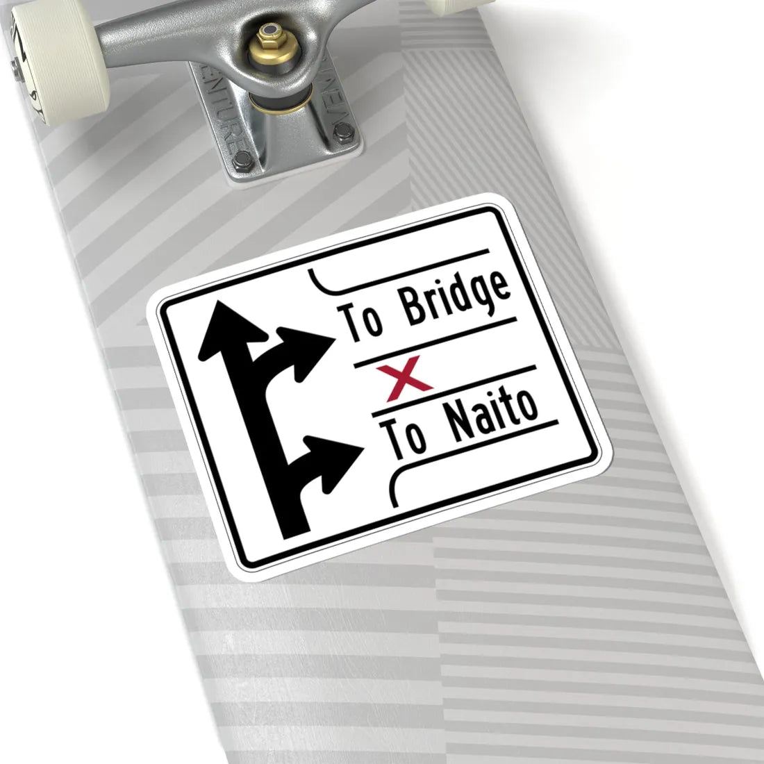 PBOT Road sign R3341 (Oregon) (Road Sign) STICKER Vinyl Kiss-Cut Decal - The Sticker Space