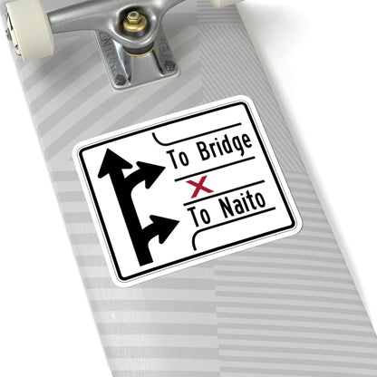 PBOT Road sign R3341 (Oregon) (Road Sign) STICKER Vinyl Kiss-Cut Decal - The Sticker Space