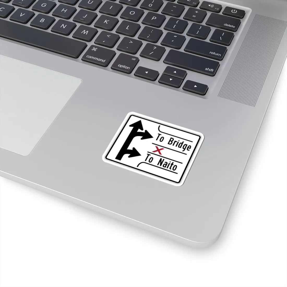 PBOT Road sign R3341 (Oregon) (Road Sign) STICKER Vinyl Kiss-Cut Decal - The Sticker Space