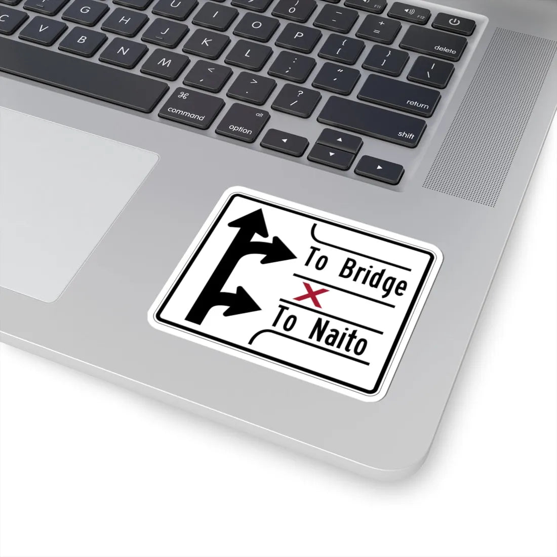 PBOT Road sign R3341 (Oregon) (Road Sign) STICKER Vinyl Kiss-Cut Decal - The Sticker Space