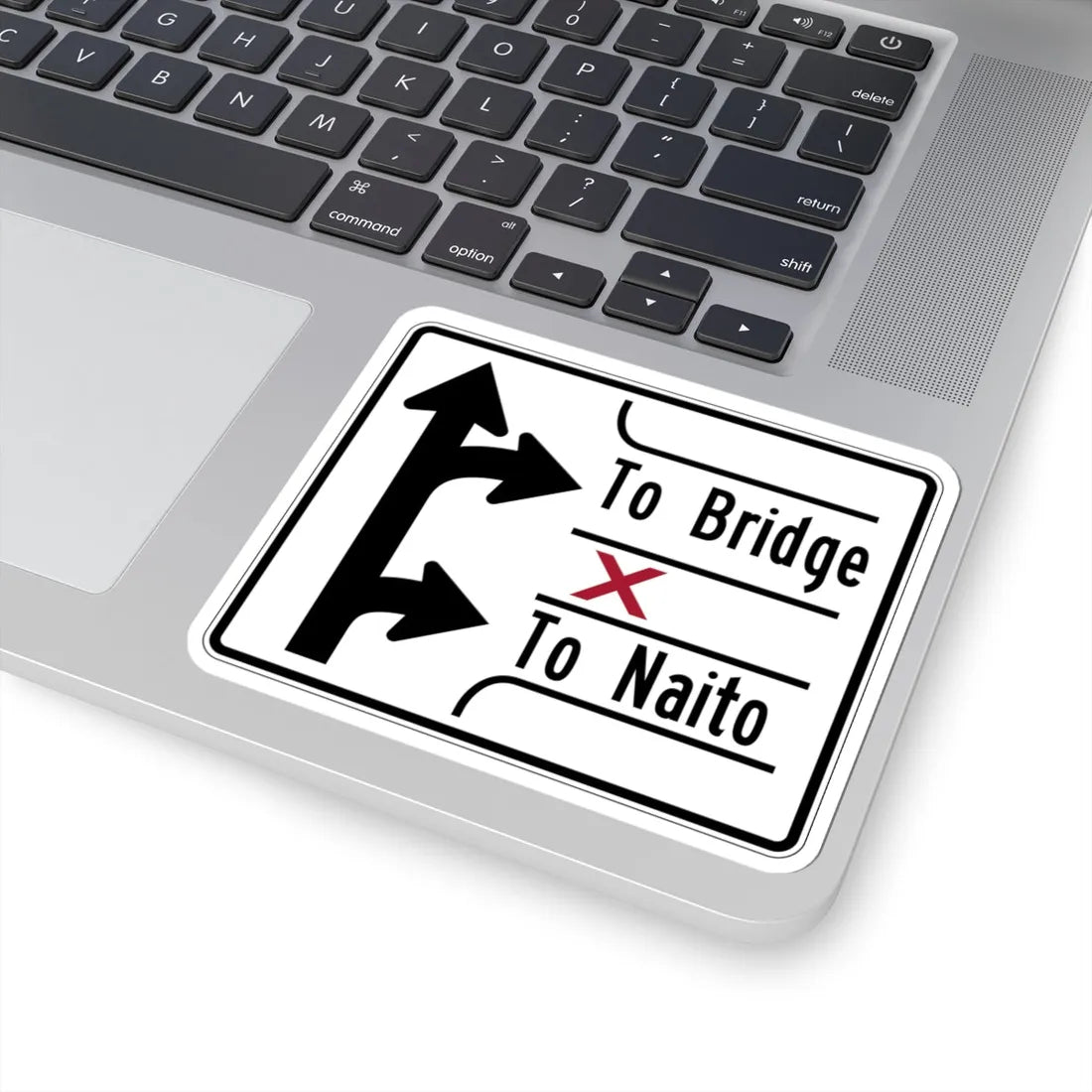 PBOT Road sign R3341 (Oregon) (Road Sign) STICKER Vinyl Kiss-Cut Decal - The Sticker Space