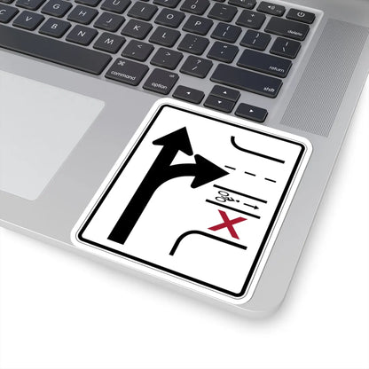 PBOT Road sign R3342 (Oregon) (Road Sign) STICKER Vinyl Kiss-Cut Decal - The Sticker Space