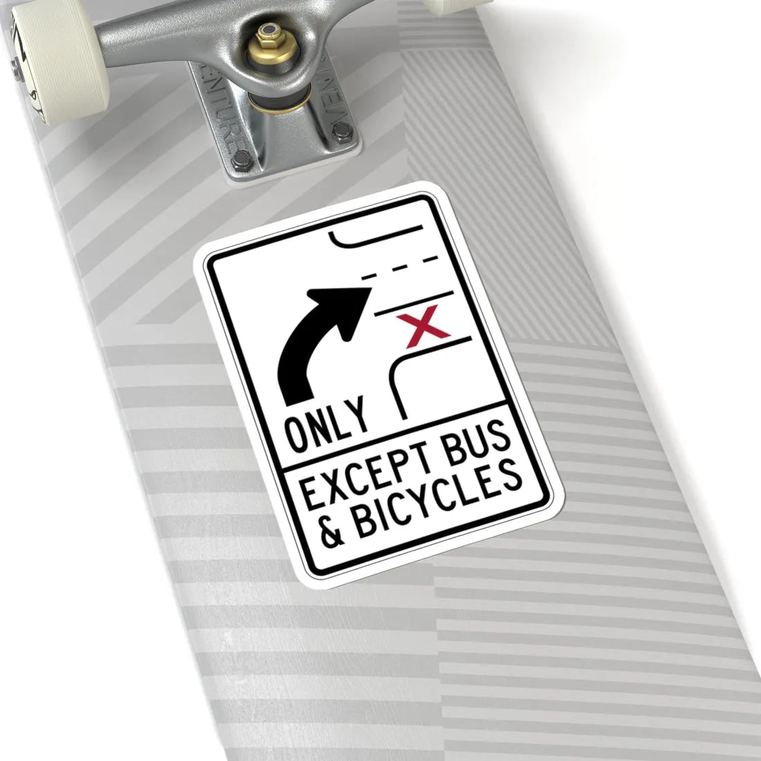 PBOT Road sign R3343 (Oregon) (Road Sign) STICKER Vinyl Kiss-Cut Decal - The Sticker Space