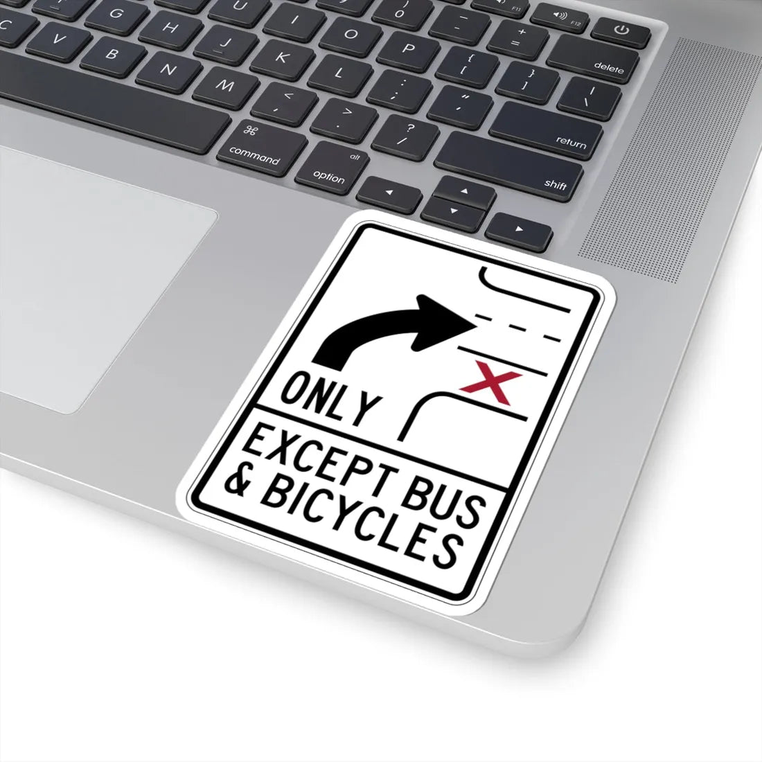 PBOT Road sign R3343 (Oregon) (Road Sign) STICKER Vinyl Kiss-Cut Decal - The Sticker Space
