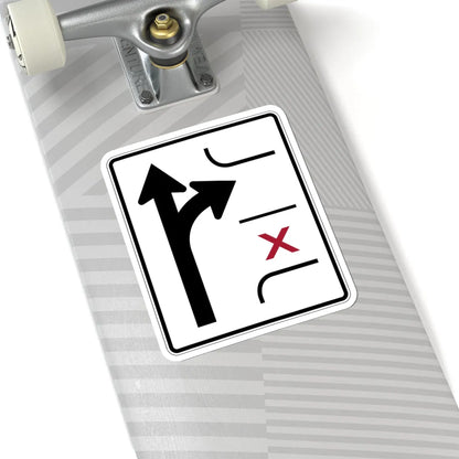PBOT Road sign R3344 (Oregon) (Road Sign) STICKER Vinyl Kiss-Cut Decal - The Sticker Space