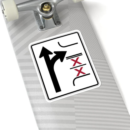 PBOT Road sign R3345 (Oregon) (Road Sign) STICKER Vinyl Kiss-Cut Decal - The Sticker Space