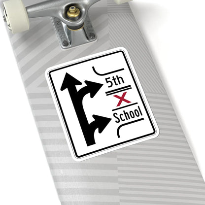 PBOT Road sign R3346 (Oregon) (Road Sign) STICKER Vinyl Kiss-Cut Decal - The Sticker Space