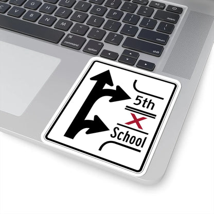 PBOT Road sign R3346 (Oregon) (Road Sign) STICKER Vinyl Kiss-Cut Decal - The Sticker Space