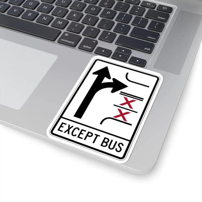 PBOT Road sign R3347V (Oregon) (Road Sign) STICKER Vinyl Kiss-Cut Decal - The Sticker Space