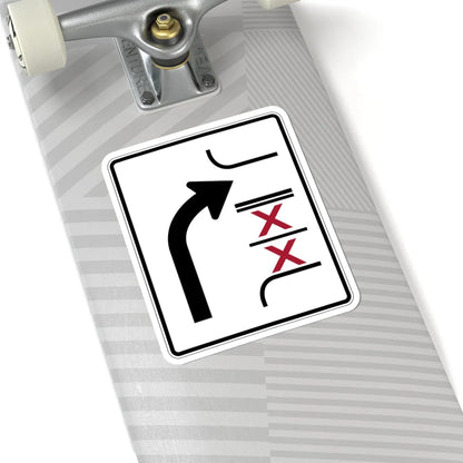 PBOT Road sign R3348 (Oregon) (Road Sign) STICKER Vinyl Kiss-Cut Decal - The Sticker Space