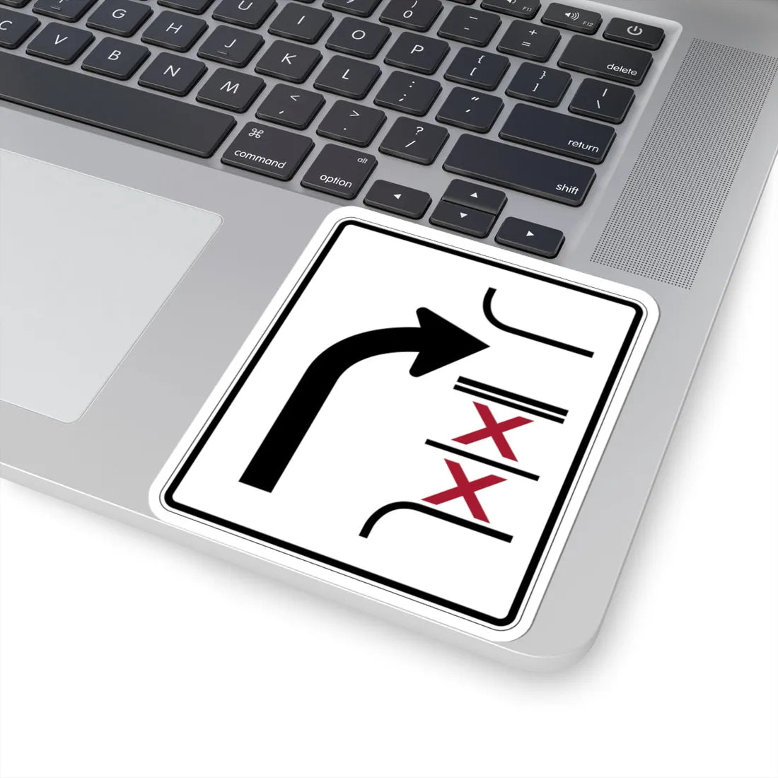 PBOT Road sign R3348 (Oregon) (Road Sign) STICKER Vinyl Kiss-Cut Decal - The Sticker Space