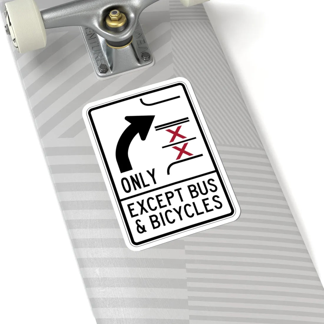 PBOT Road sign R3351V (Oregon) (Road Sign) STICKER Vinyl Kiss-Cut Decal - The Sticker Space