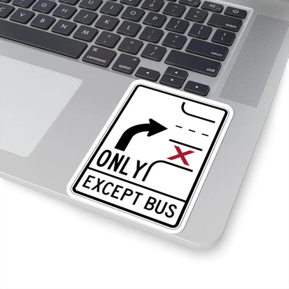PBOT Road sign R3352 (Oregon) (Road Sign) STICKER Vinyl Kiss-Cut Decal - The Sticker Space