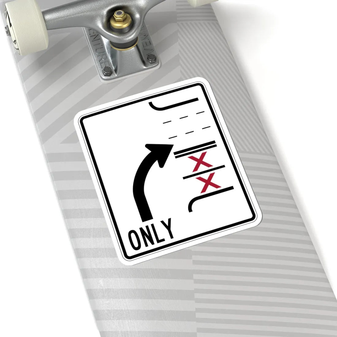 PBOT Road sign R3353 (Oregon) (Road Sign) STICKER Vinyl Kiss-Cut Decal - The Sticker Space