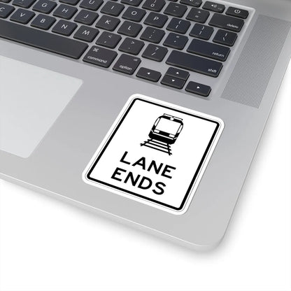 PBOT Road sign R3455 (Oregon) (Road Sign) STICKER Vinyl Kiss-Cut Decal - The Sticker Space