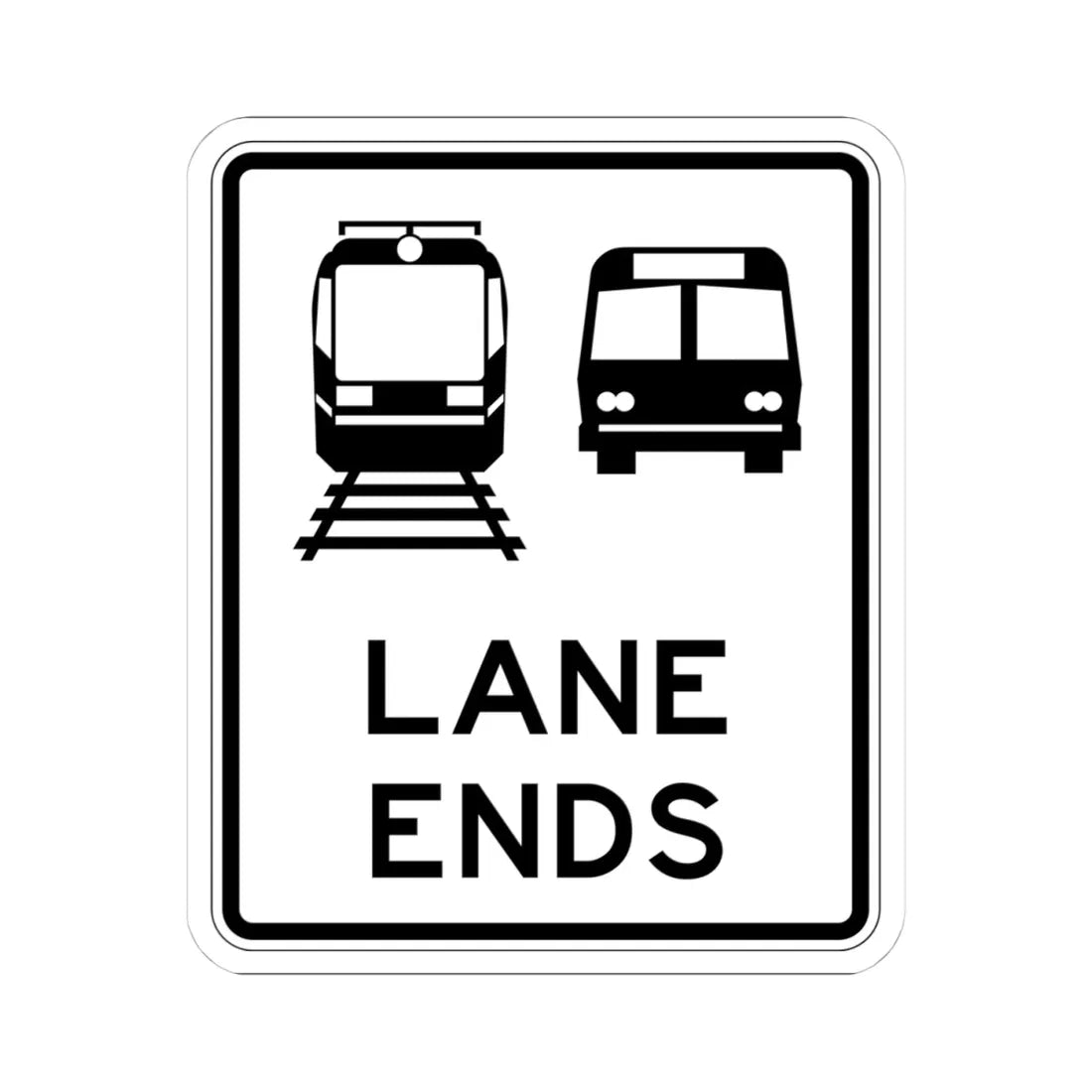 PBOT Road sign R3456 (Oregon) (Road Sign) STICKER Vinyl Kiss-Cut Decal 4 Inch White - The Sticker Space