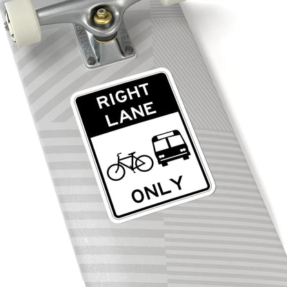 PBOT Road sign R3537 (Oregon) (Road Sign) STICKER Vinyl Kiss-Cut Decal - The Sticker Space