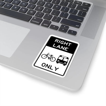 PBOT Road sign R3537 (Oregon) (Road Sign) STICKER Vinyl Kiss-Cut Decal - The Sticker Space