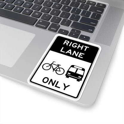 PBOT Road sign R3537 (Oregon) (Road Sign) STICKER Vinyl Kiss-Cut Decal - The Sticker Space