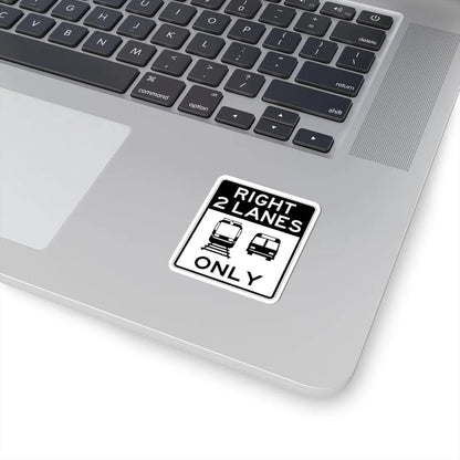 PBOT Road sign R3555 (Oregon) (Road Sign) STICKER Vinyl Kiss-Cut Decal - The Sticker Space