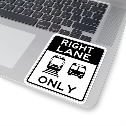 PBOT Road sign R3557 (Oregon) (Road Sign) STICKER Vinyl Kiss-Cut Decal - The Sticker Space