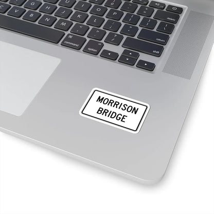 PBOT Road sign R6303 (Oregon) (Road Sign) STICKER Vinyl Kiss-Cut Decal - The Sticker Space