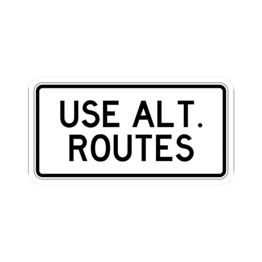 PBOT Road sign R6323 (Oregon) (Road Sign) STICKER Vinyl Kiss-Cut Decal 2 Inch White - The Sticker Space