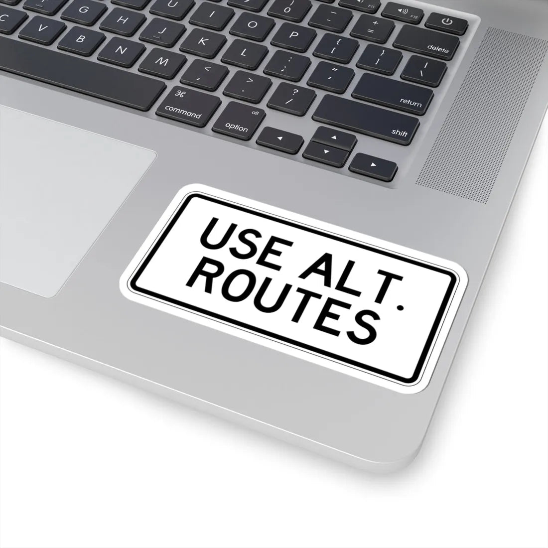 PBOT Road sign R6323 (Oregon) (Road Sign) STICKER Vinyl Kiss-Cut Decal - The Sticker Space