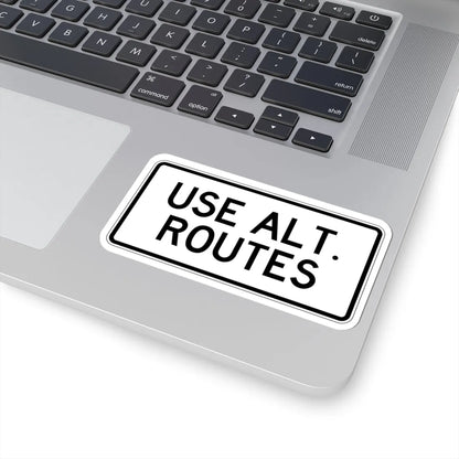 PBOT Road sign R6323 (Oregon) (Road Sign) STICKER Vinyl Kiss-Cut Decal - The Sticker Space