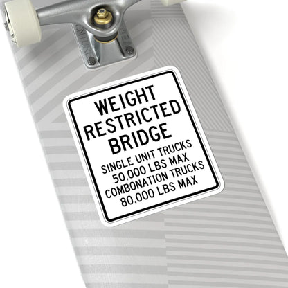 PBOT Road sign R6325 (Oregon) (Road Sign) STICKER Vinyl Kiss-Cut Decal - The Sticker Space