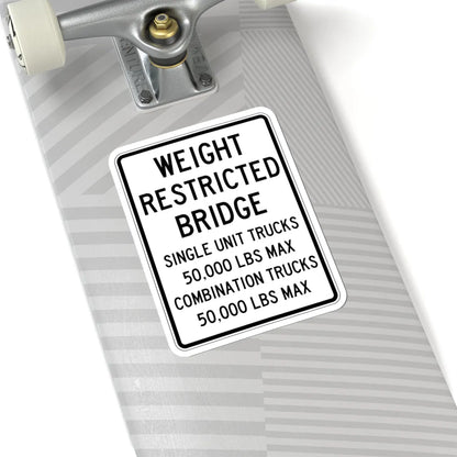 PBOT Road sign R6326 (Oregon) (Road Sign) STICKER Vinyl Kiss-Cut Decal - The Sticker Space