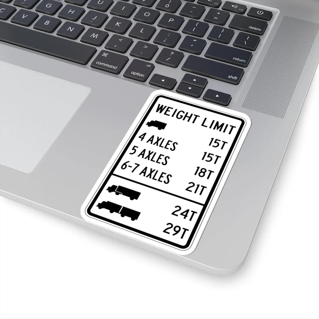 PBOT Road sign R6333 (Oregon) (Road Sign) STICKER Vinyl Kiss-Cut Decal - The Sticker Space