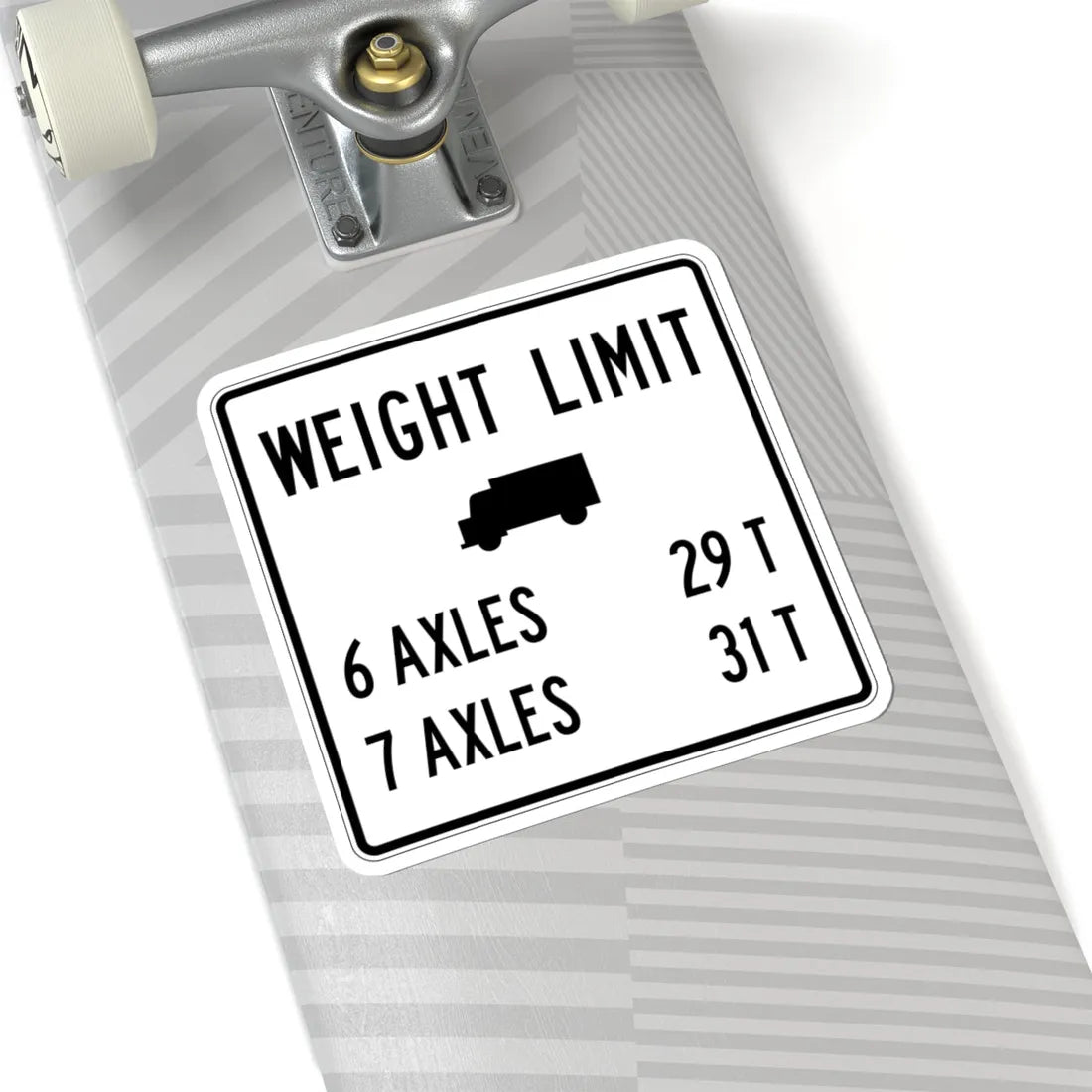 PBOT Road sign R6334 (Oregon) (Road Sign) STICKER Vinyl Kiss-Cut Decal - The Sticker Space