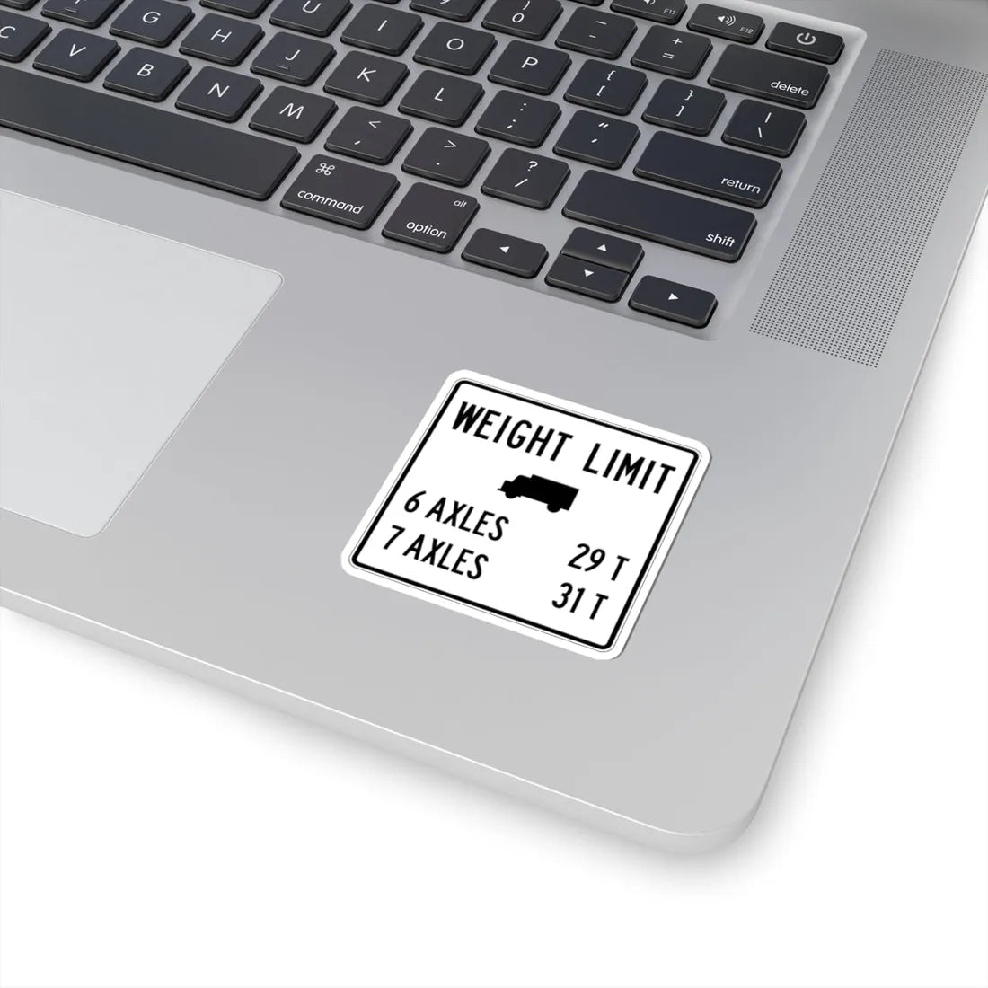 PBOT Road sign R6334 (Oregon) (Road Sign) STICKER Vinyl Kiss-Cut Decal - The Sticker Space