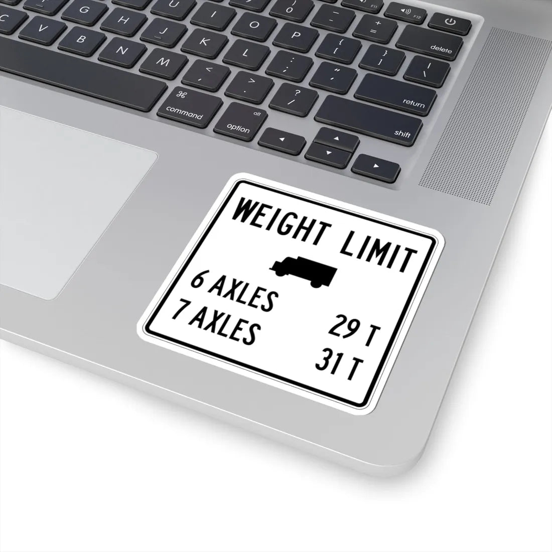 PBOT Road sign R6334 (Oregon) (Road Sign) STICKER Vinyl Kiss-Cut Decal - The Sticker Space