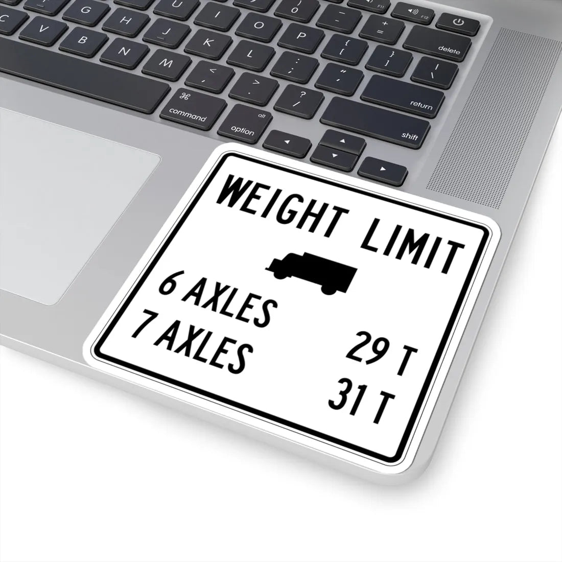 PBOT Road sign R6334 (Oregon) (Road Sign) STICKER Vinyl Kiss-Cut Decal - The Sticker Space