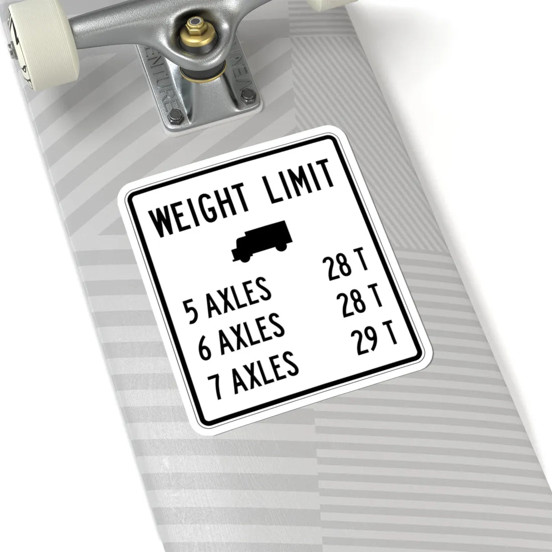 PBOT Road sign R6345 (Oregon) (Road Sign) STICKER Vinyl Kiss-Cut Decal - The Sticker Space