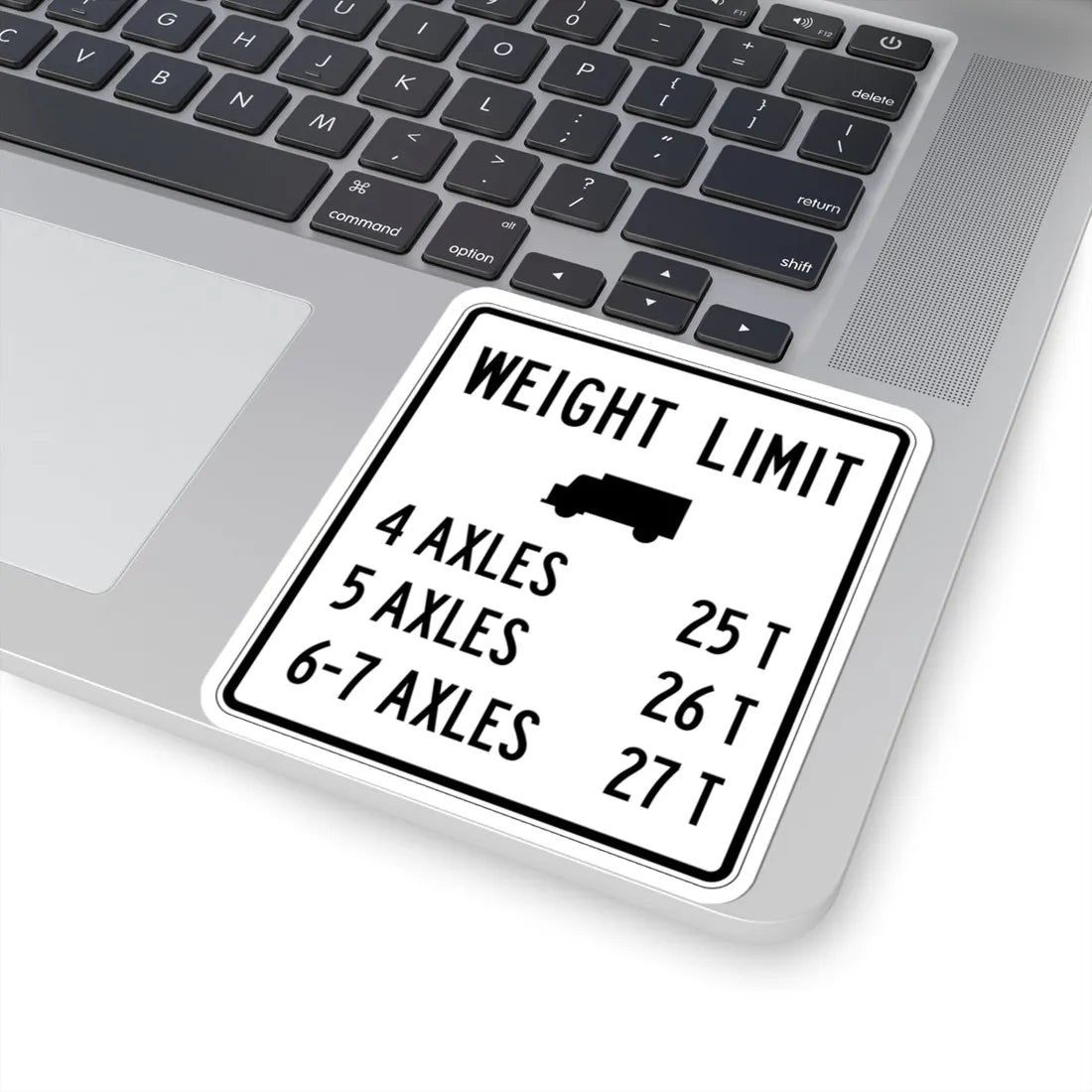 PBOT Road sign R6346 (Oregon) (Road Sign) STICKER Vinyl Kiss-Cut Decal - The Sticker Space