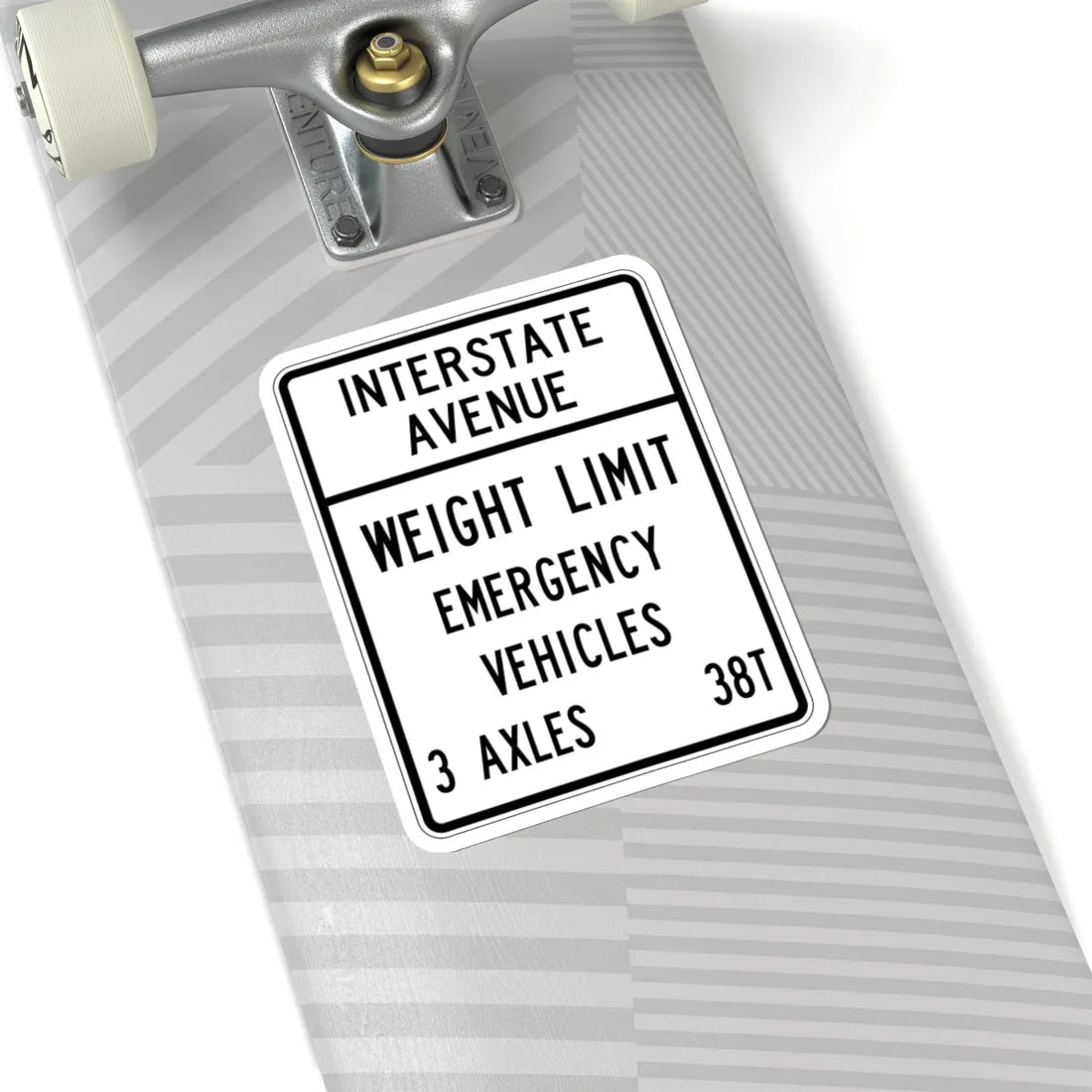 PBOT Road sign R6352 (Oregon) (Road Sign) STICKER Vinyl Kiss-Cut Decal - The Sticker Space