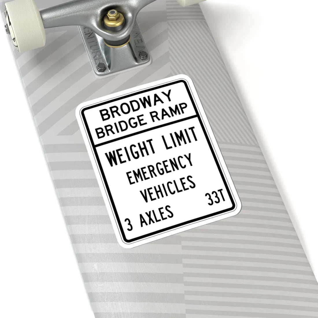 PBOT Road sign R6354 (Oregon) (Road Sign) STICKER Vinyl Kiss-Cut Decal - The Sticker Space