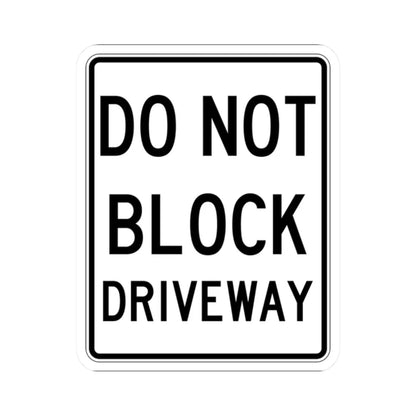 PBOT Road sign R6465 (Oregon) (Road Sign) STICKER Vinyl Kiss-Cut Decal 2 Inch White - The Sticker Space