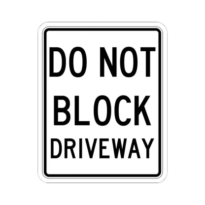 PBOT Road sign R6465 (Oregon) (Road Sign) STICKER Vinyl Kiss-Cut Decal 6 Inch White - The Sticker Space