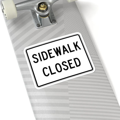 PBOT Road sign R6560 (Oregon) (Road Sign) STICKER Vinyl Kiss-Cut Decal - The Sticker Space