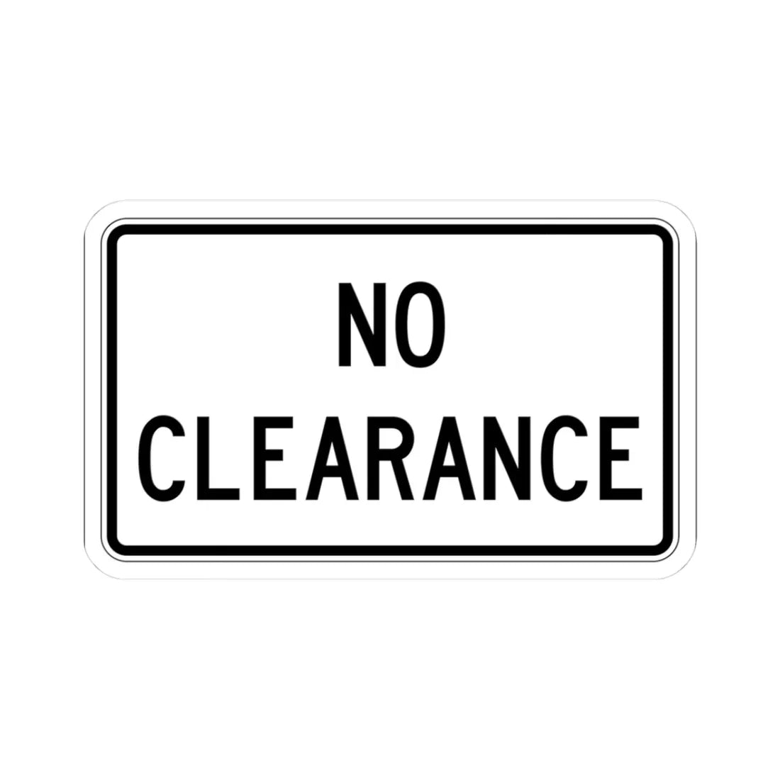 PBOT Road sign R6570 (Oregon) (Road Sign) STICKER Vinyl Kiss-Cut Decal 3 Inch White - The Sticker Space