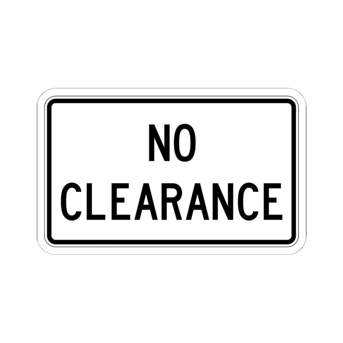 PBOT Road sign R6570 (Oregon) (Road Sign) STICKER Vinyl Kiss-Cut Decal 6 Inch White - The Sticker Space