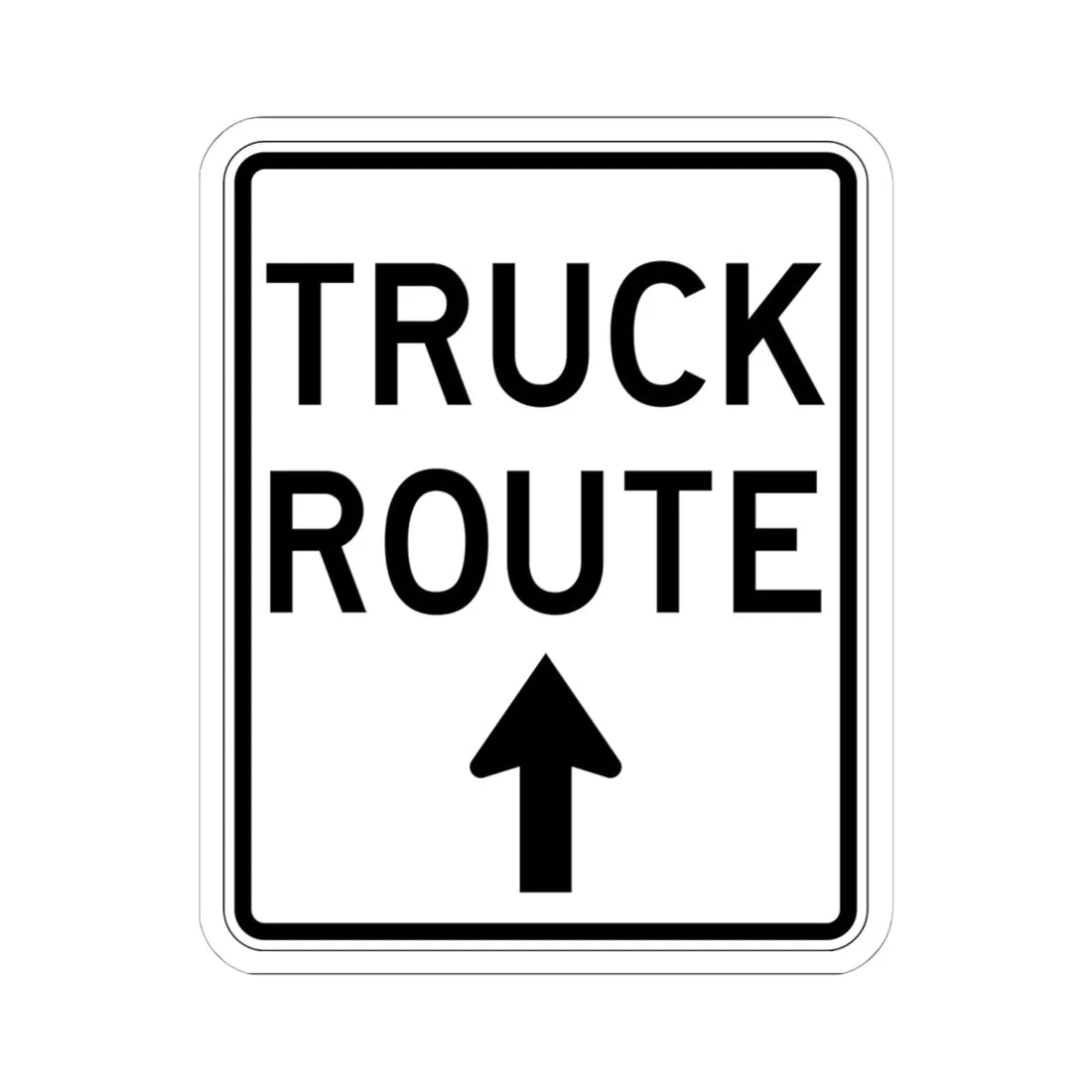 PBOT Road sign R6620 (Oregon) (Road Sign) STICKER Vinyl Kiss-Cut Decal 6 Inch White - The Sticker Space