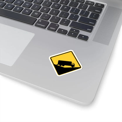 PBOT Road sign W2540 (Oregon) (Road Sign) STICKER Vinyl Kiss-Cut Decal - The Sticker Space