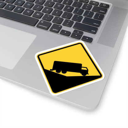 PBOT Road sign W2540 (Oregon) (Road Sign) STICKER Vinyl Kiss-Cut Decal - The Sticker Space