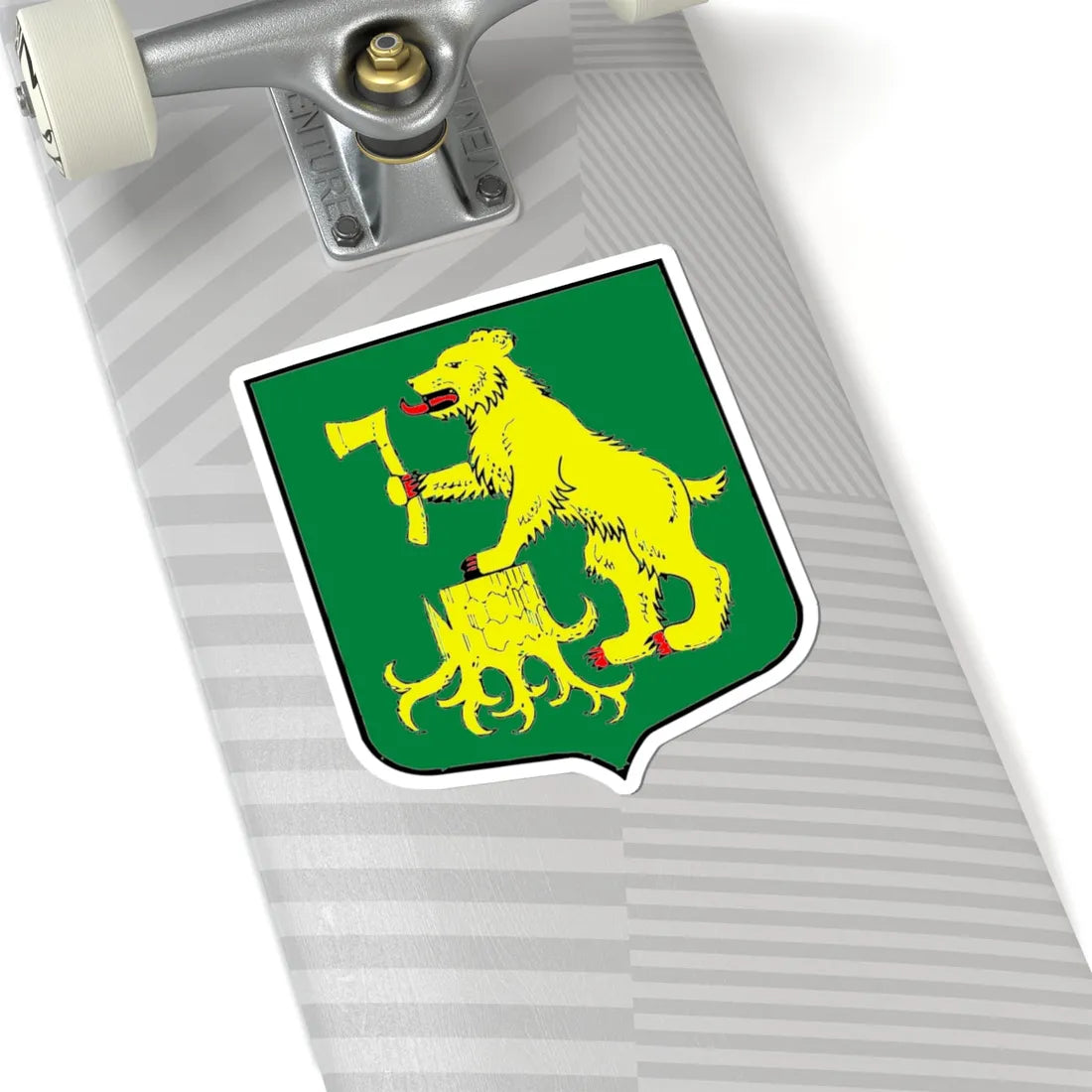 Pchevga gerb (Russia) (Coat of Arms) STICKER Vinyl Kiss-Cut Decal - The Sticker Space