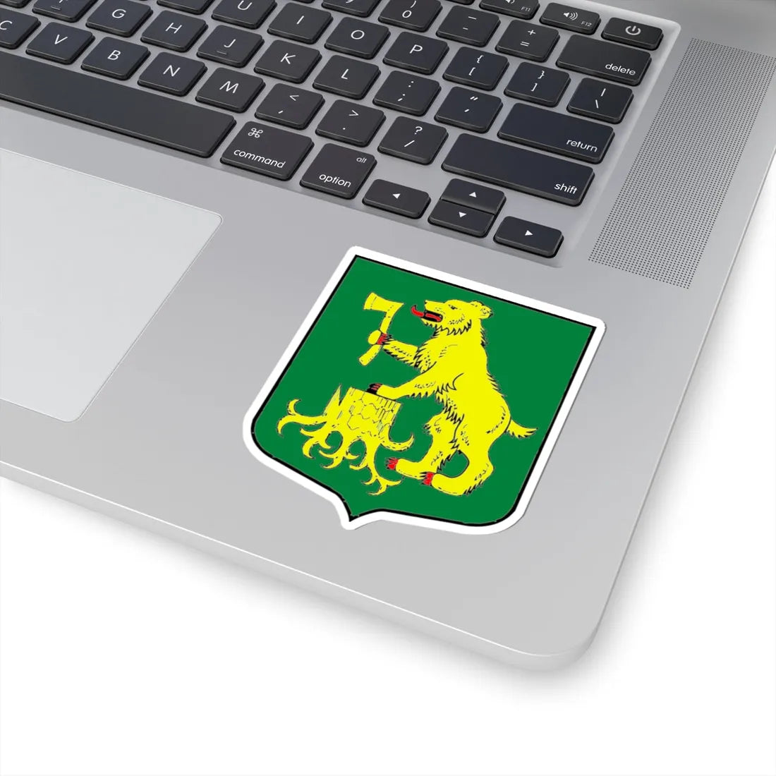 Pchevga gerb (Russia) (Coat of Arms) STICKER Vinyl Kiss-Cut Decal - The Sticker Space